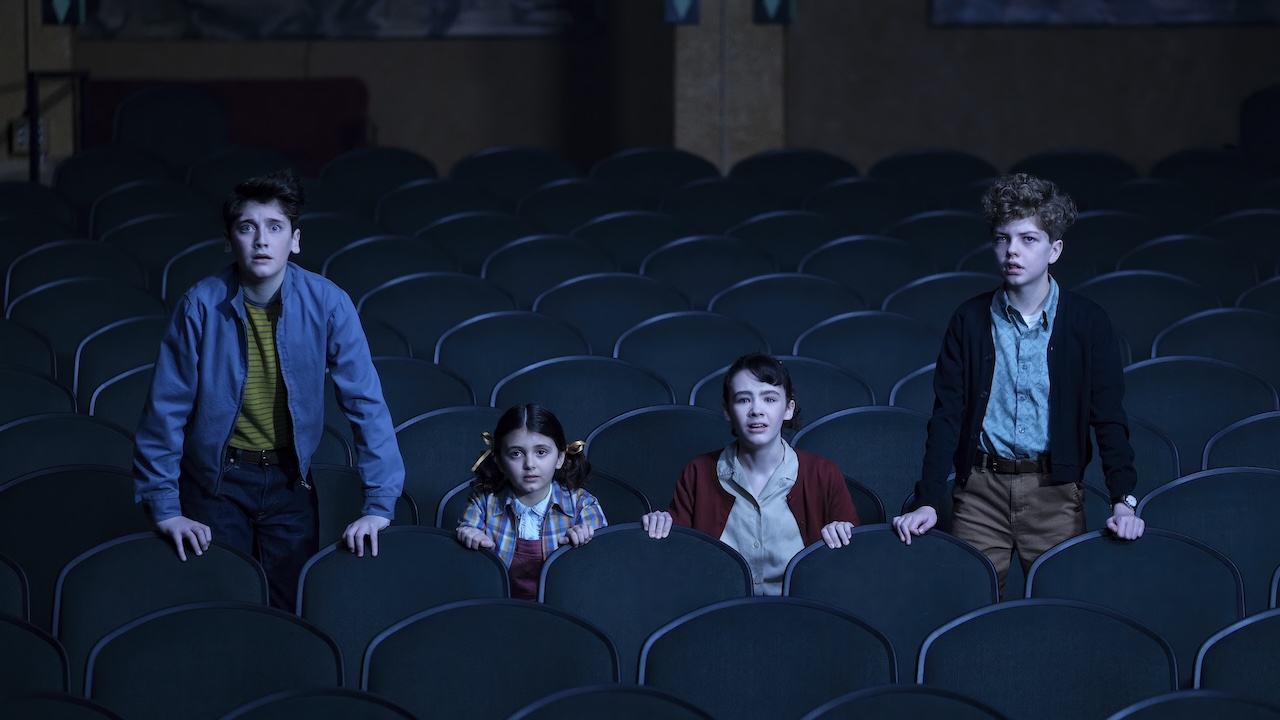 Kids in a movie theater in It Welcome To Derry